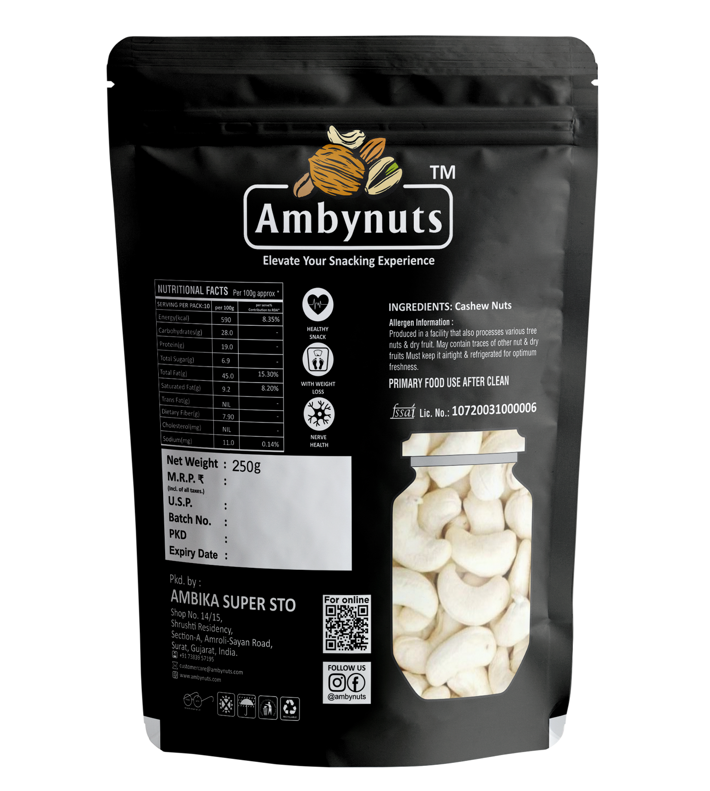 AMBYNUTS-PREMIUM CASHEW (KAJU)