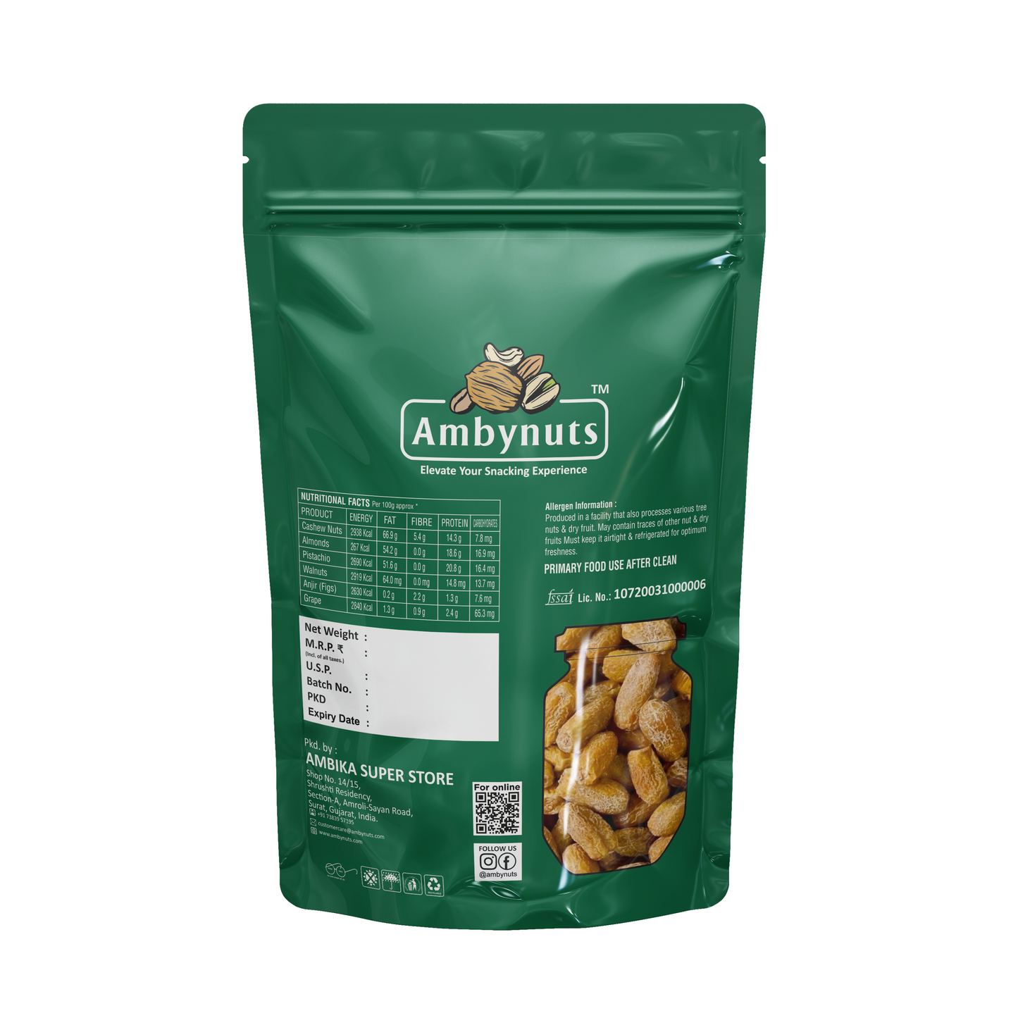 Amby Nuts (DRY DATES(KHAREK)CHUARA)