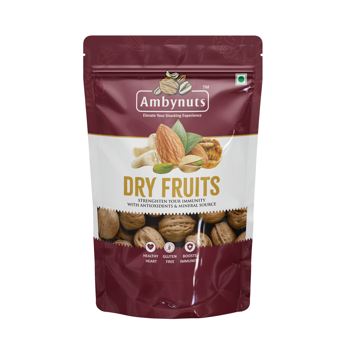 Amby Nuts (Premium Walnuts Inshell - (Akhrot)