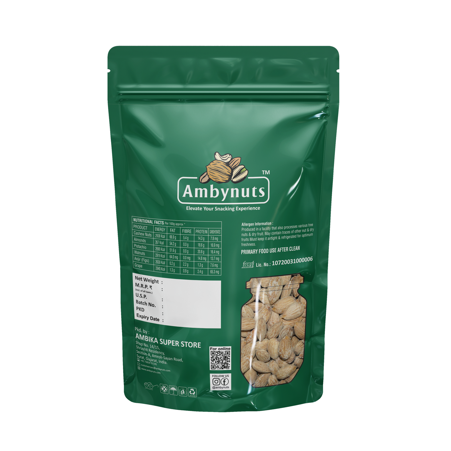 AmbyNuts (Classic Salted Almonds)